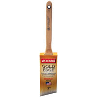 WOOSTER 5236-2 Paint Brush, 2 in W, 2-11/16 in L Bristle, Polyester Bristle, Semi-Oval Angle Sash Handle