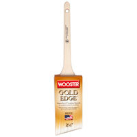 WOOSTER 5234-2-1/2 Paint Brush, 2-1/2 in W, 2-11/16 in L Bristle, Polyester Bristle, Sash Handle