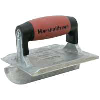 Marshalltown DuraSoft Series 834D Hand Groover, 6 in L Blade, 4-3/8 in W Blade, 1/4 in Radius, Zinc Blade
