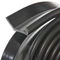 Frost King G16H Nail-On Rubber Garage Door Bottom Seal, 2-1/4-Inch by 16-Foot, Black