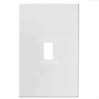 Eaton Wiring Devices PJS1W Wallplate, 4-7/8 in L, 3.12 in W, 1 -Gang, Polycarbonate, White, High-Gloss