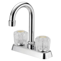 Boston Harbor PFN47850CP-LF Bar Sink Faucet, 1.8 gpm, 2-Faucet Handle, 3-Faucet Hole, Metal, Chrome Plated