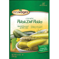Mrs. Wages W623-J7425 Polish Dill Pickle Mix, 6.5 oz Pouch
