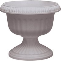 Southern Patio UR1212ST Urn Planter, 11.88 in W, 11.88 in D, Plastic, Stone