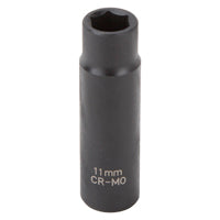 Vulcan MT6580141 Deep Impact Socket, 11 mm Socket, Black Phosphate