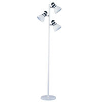 Boston Harbor TL-TREE-134-WH Tree Lamp, 120 V, 180 W, 3-Lamp, Incandescent Lamp, Metal, White Finish