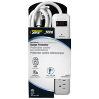 PowerZone OR802126 Surge Protector Power Strip, 125 V, 15 A