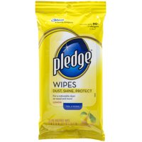 Pledge Expert Care Enhancing Wood Wipes, Lemon Scent, 24 Count