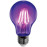 Feit Electric A19/BLB/LED LED Bulb, General Purpose, A19 Lamp, 60 W Equivalent, E26 Lamp Base, Black Light