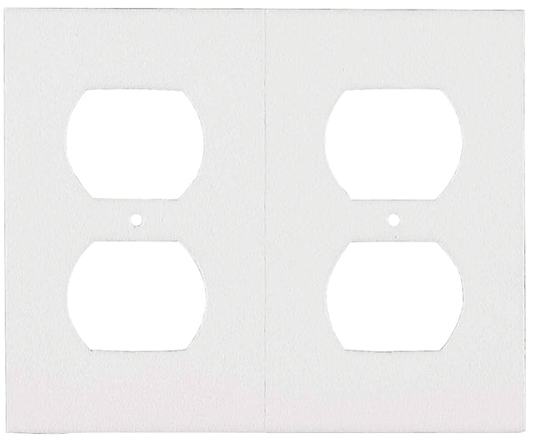 M-D Building Products MD Building Outlet Sealers for Standard & GFCI Outlets, White, 6pk 87916