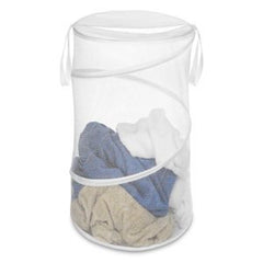 Whitmor 6233-1170-WHT laundry hamper, White