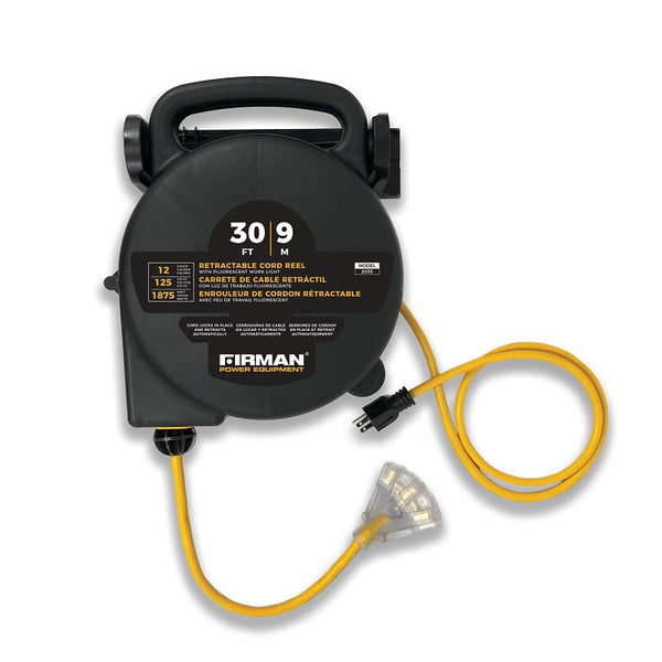 FIRMAN Power Equipment Retractable Extension Cord Reel 2035