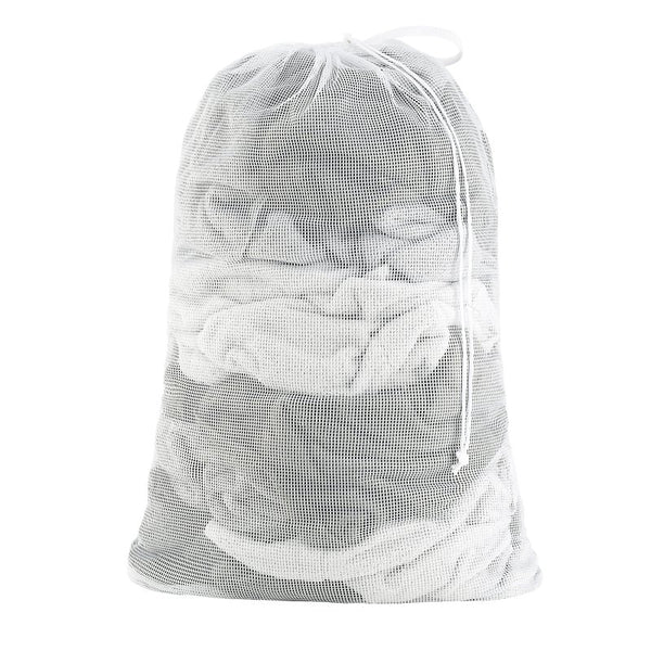 Whitmor 6154-111 laundry wash bag, White