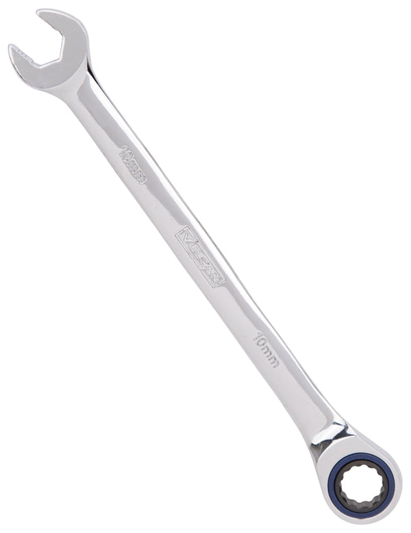 MINTCRAFT PG10MM Ratchet Wrench, 10mm Chrome Vanadium Steel Polished Mirror