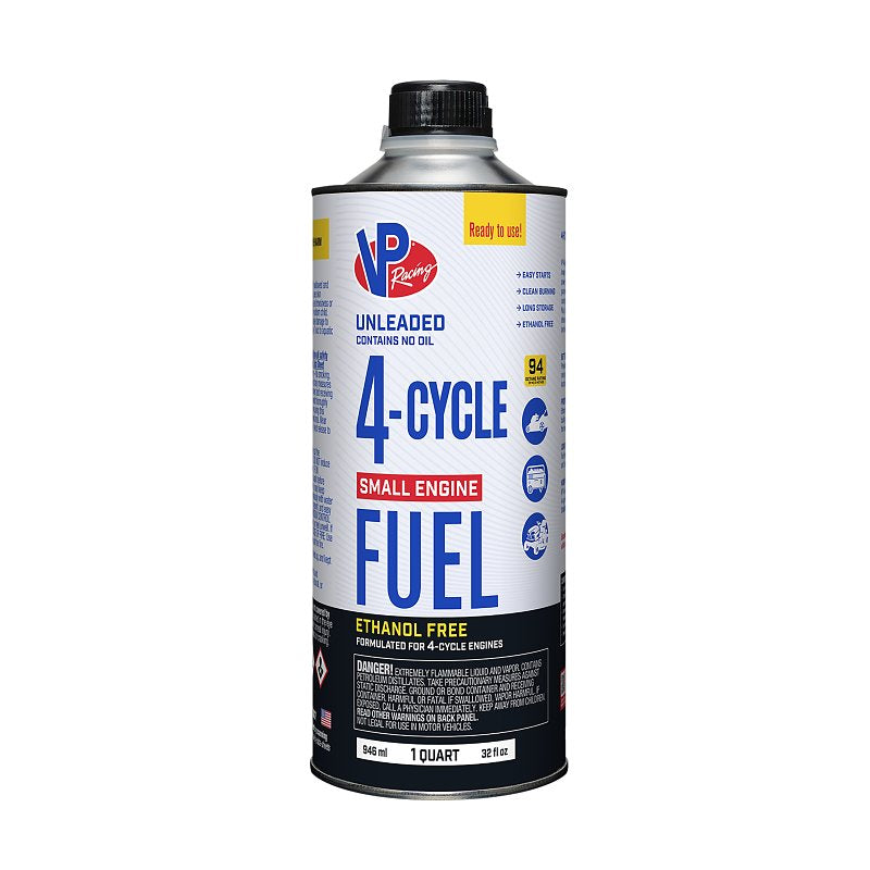 VP Racing Fuels 6205 SEF 4 Cycle Unleaded Fuel, Contains No Oil, 1 Quart