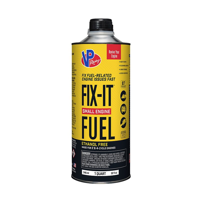 VP Racing Fuels 6635, Fix-It Fuel, Fixes Poor or Non-Running 2-Cycle and 4-Cycle Small Engines (SEF) - Quart
