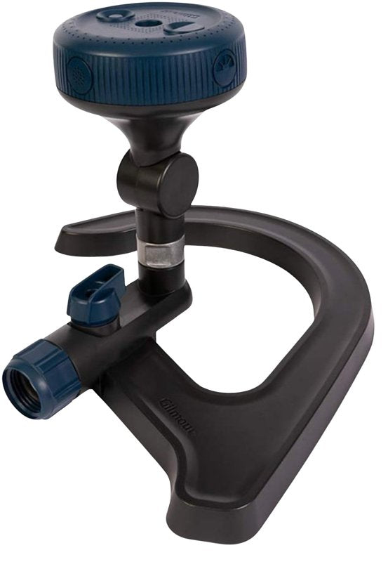 Gilmour 813483-1002 Pivoting Multi-Pattern Sprinkler Base with On/Off Switch, Night Sky