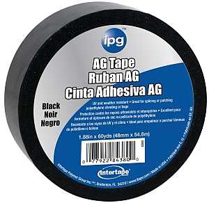 IPG AG Tape, 1.88" x 60 yd, Black, (Single-Roll)