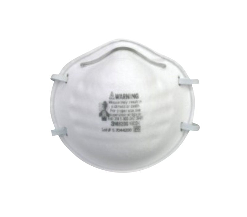 3M Sanding and Fiberglass Respirator, 8200H3-DC, 3 eaches/Pack, 12packs/case