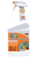 Bonide Captain Jack's Copper Fungicide, 32 oz Ready-to-Use Spray for Organic Gardening, Controls Common Diseases, for Fruit Trees, Vegetables & Ornamentals, 1 lb 7756