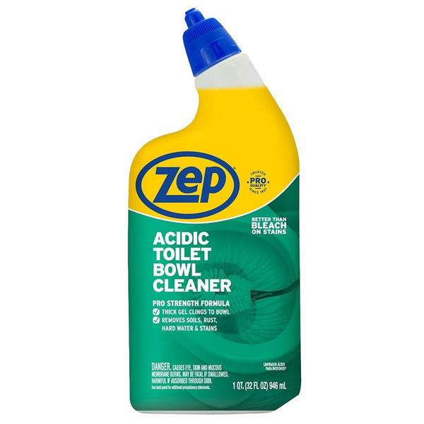 Zep Acidic Toilet Bowl Cleaner, 32 Oz ZUATBC32