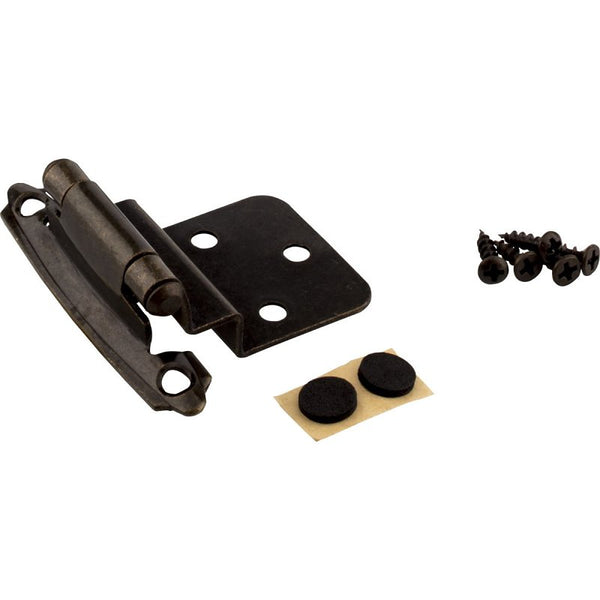 3/8" Inset Self Closing Hinge Antique Brass KFHI-A-AB2