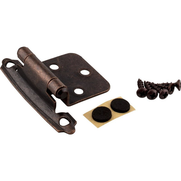 KasaWare Self Closing Overlay Hinge Oil Rubbed Branze KFHO-A-ORB2