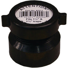 Canplas 102851ABC Trap Adapter, Black