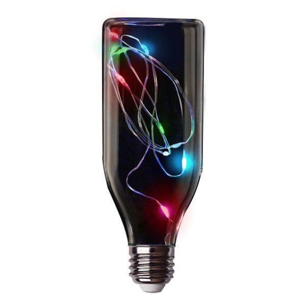 Feit Electric FY/BOT/RGB/LED 1.5W Decorative Magical Glow Fairy Bottle RGB Clear LED, 6.07" H x 2.24" D, Multi-Color, Model:FY/BOT/RGB/LED