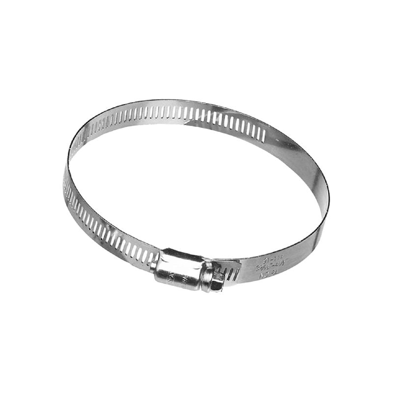 Dundas Jafine MC4ZW Heavy Duty Worm Gear Clamp, for Use with Semi Rigid Aluminum Ducts, Pack of 1, 8.75