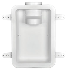 Dundas Jafine DRB4XZW Recessed Dryer Vent Box, 4", White
