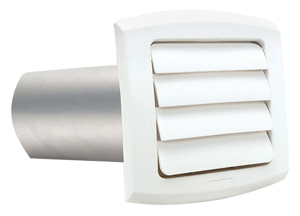 Dundas Jafine BLH6WZW Louvered Vent Hood, 6", White