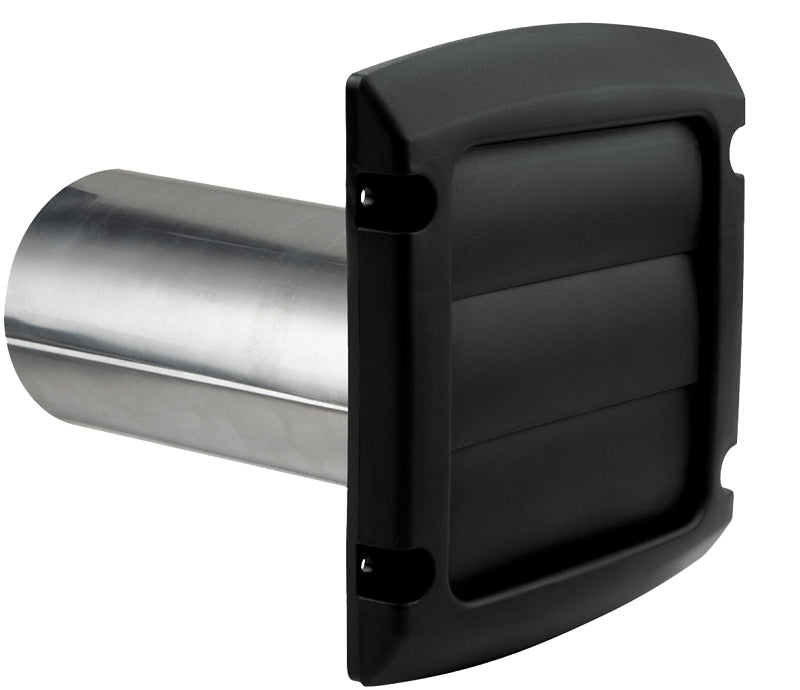 BLH4BLKZW6 4" for Dundas Jafine Dryer Vent Louvered Black Kit Pro Vent