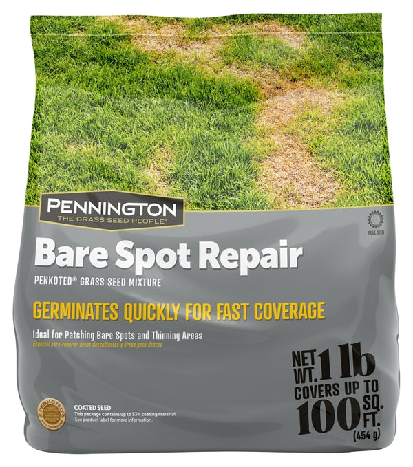 Pennington 100536812 Bare Spot Repair Grass Seed Mixture, 1 Lb