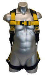 Ymachray Fall Protection Safety Harness OSHA/ANSI Compliant,internal Shock Absorbing landyard&Hook 37101