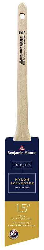 Benjamin Moore 1-1/2 in. Firm Thin Angle Paint Brush U61815-017