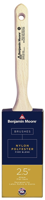 Benjamin Moore 2-1/2 in. Firm Flat Paint Brush U61925-017