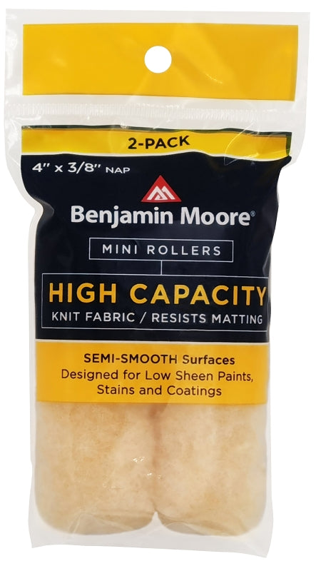 Benjamin Moore Wool 4 in. W X 3/8 in. Mini Roller 2 pk U66500-018