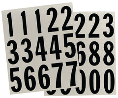Hy-Ko Products MM-22N Self Adhesive Vinyl Numbers, 2" High, Reflective, 30 Count
