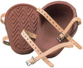 Custom Leathercraft CLC 318 Professional Heavy-Duty Molded Rubber Kneepads,Brown
