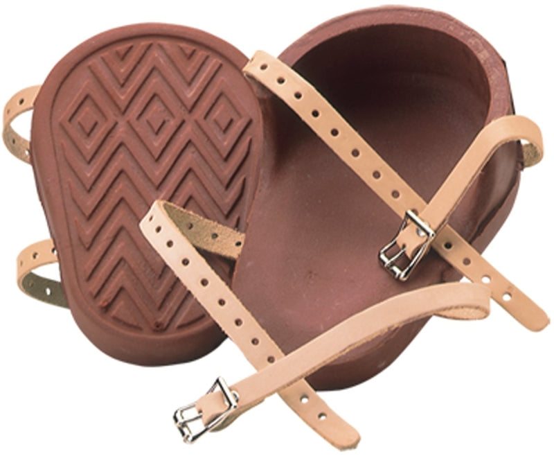 Custom Leathercraft CLC 318 Professional Heavy-Duty Molded Rubber Kneepads,Brown