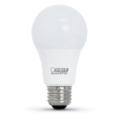 Feit Electric A19 LED Light Bulb, 60W Equivalent, Dimmable, 800 Lumens, E26 Medium Base, 3000K Bright White, CRI 90, 25,000 Hour Lifetime, UL Listed, Damp Rated, 4 Pack, OM60DM/930CA/4