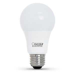 Feit Electric 60-Watt Equivalent A19 Non-Dimmable CEC Title20 90 CRI Garage Door Opener E26 Medium LED Light Bulb, Bright White 3000K OM60930CA10KLEDGARBX