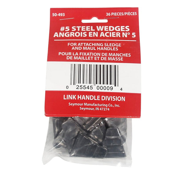 Link Family of Handlemakers #5 Sledge Hammer Steel Wedge (1pkg = 36 Ea) (504-93, 50-493) 64147