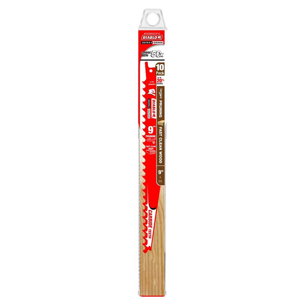 Freud Diablo DS0903CP10 Carbide Tipped Pruning & Clean Wood Blade, 9"