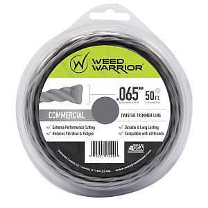 Weed Warrior String Trimmer Commercial Line .065 in × 50 ft Heavy Duty Nylon Replacement Line for Gas, Corded & Cordless Trimmers – Lawn & Garden Weed Wacker Line