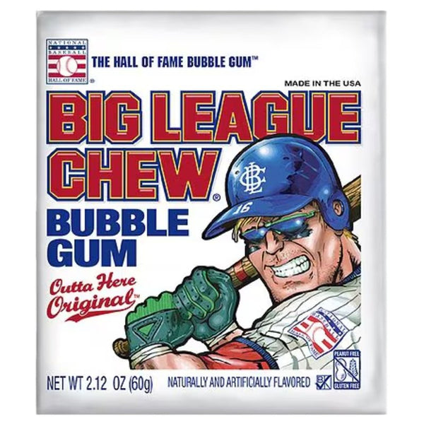 The Official Big League Chew Original Bubble Gum + Tray (12 Packs) 533247