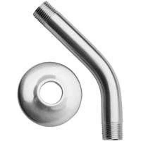 Plumb Pak, Polished Chrome Finish PP825-11 Shower Arm 1/2-inch by 8-inch Flange