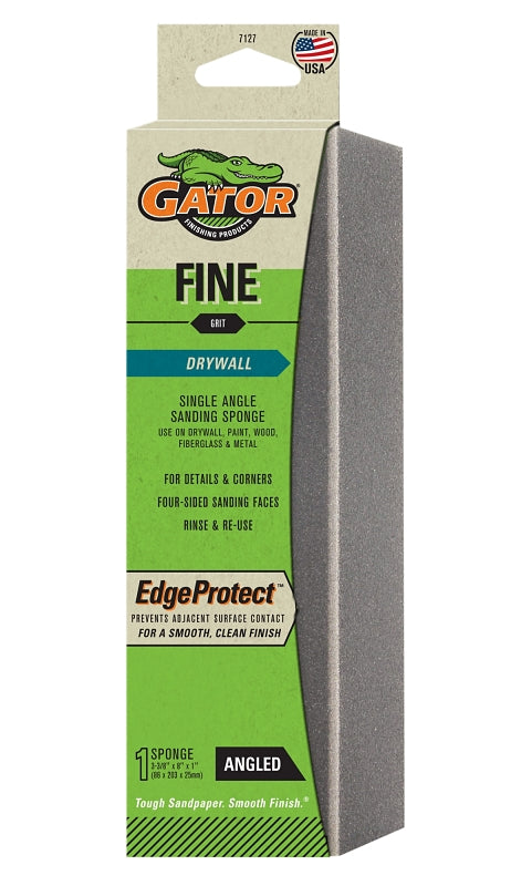 Gator ALI INDUSTRIES 7127 8" Fine Grit Single Angle Dry Sponge