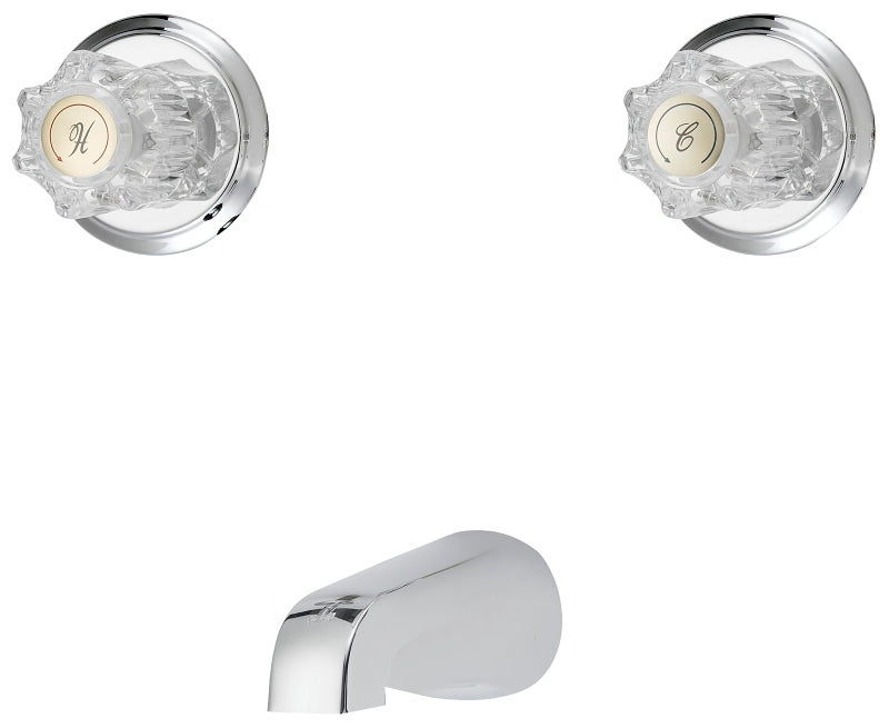 MINTCRAFT GU-TQOB015CP Tub Only 2 Handle, Chrome